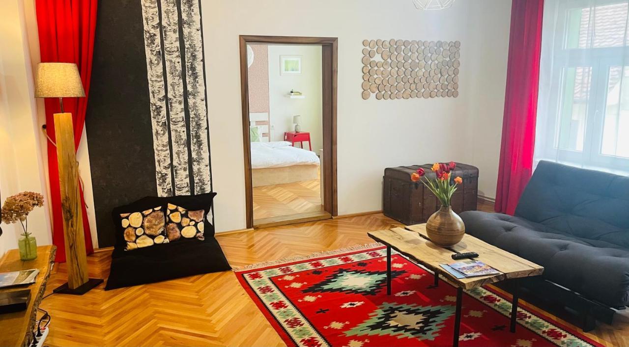Spacious Stylish Apartment In Old Town Sibiu Exteriér fotografie